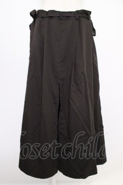 画像1: IRO+IRO / 蝶舞う月下の彼岸花 袴風パンツ  ブラウンＸ青 T-26-03-11-041-LO-PA-SA-ZT