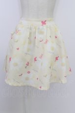 画像1: LIZ LISA / シルエットプリントスカート  イエロー T-26-03-11-042-LO-SK-SA-ZT643 (1)