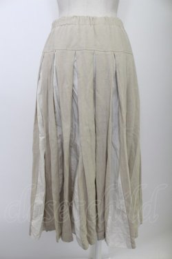 画像2: Jane Marple Dans Le Salon / 切替プリーツスカ-ト M ベージュ T-26-03-11-045-JM-SK-SA-ZT