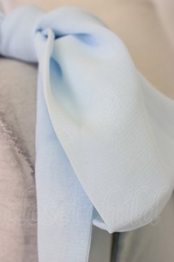 画像4: axes femme / 肩リボンロングインナー  サックス T-26-03-11-007-AX-TO-SA-ZT