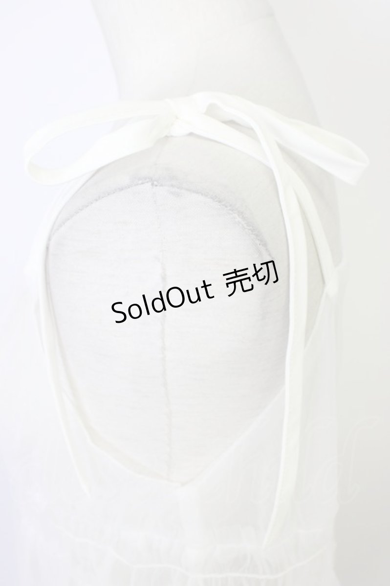 画像4: axes femme / 前後2wayチュールビスチェ M ホワイト T-26-03-11-001-AX-TO-SA-ZT641 (4)