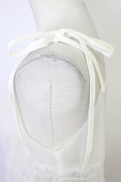 画像4: axes femme / 前後2wayチュールビスチェ M ホワイト T-26-03-11-001-AX-TO-SA-ZT