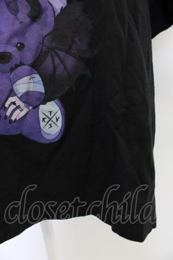 画像3: TRAVAS TOKYO / てぃらコラボイラストプリントTシャツ 悪魔ver.  黒Ｘ紫 T-26-03-11-017-PU-TO-SA-ZT