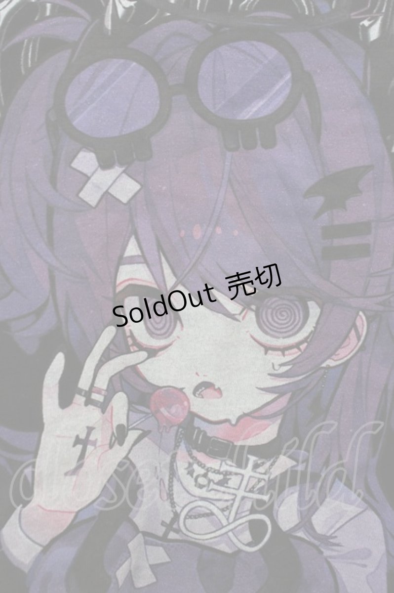 画像5: TRAVAS TOKYO / てぃらコラボイラストプリントTシャツ 悪魔ver.  黒Ｘ紫 T-26-03-11-017-PU-TO-SA-ZT641 (5)