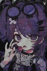 画像5: TRAVAS TOKYO / てぃらコラボイラストプリントTシャツ 悪魔ver.  黒Ｘ紫 T-26-03-11-017-PU-TO-SA-ZT641 (5)