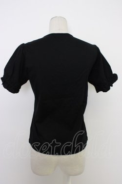 画像2: PINK HOUSE / ロゴ半袖カットソー  黒Ｘ白 T-26-03-11-018-LO-TO-SA-ZT