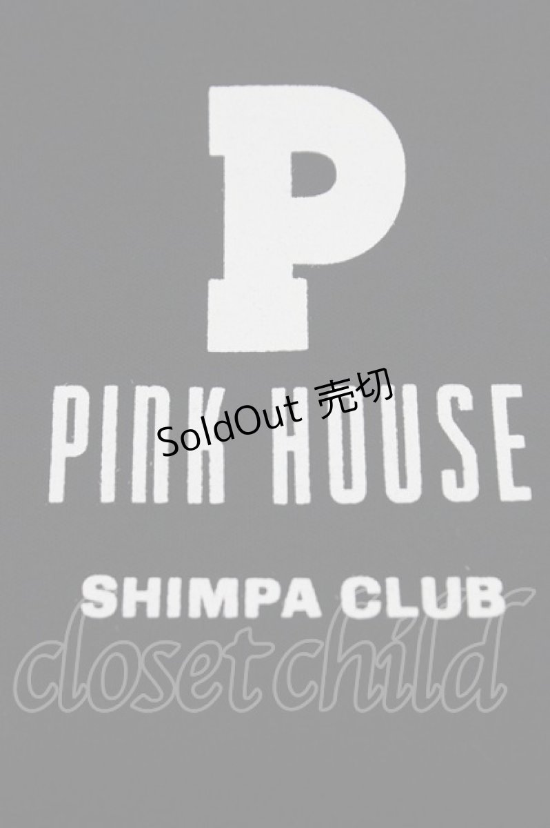画像3: PINK HOUSE / Pロゴプリントカットソー  黒Ｘ白 T-26-03-11-021-LO-TO-SA-ZT (3)