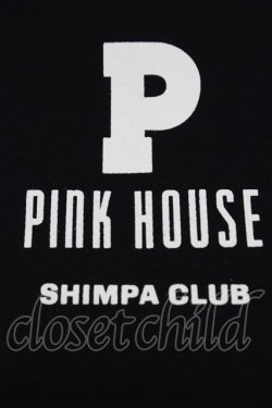 画像3: PINK HOUSE / Pロゴプリントカットソー  黒Ｘ白 T-26-03-11-021-LO-TO-SA-ZT