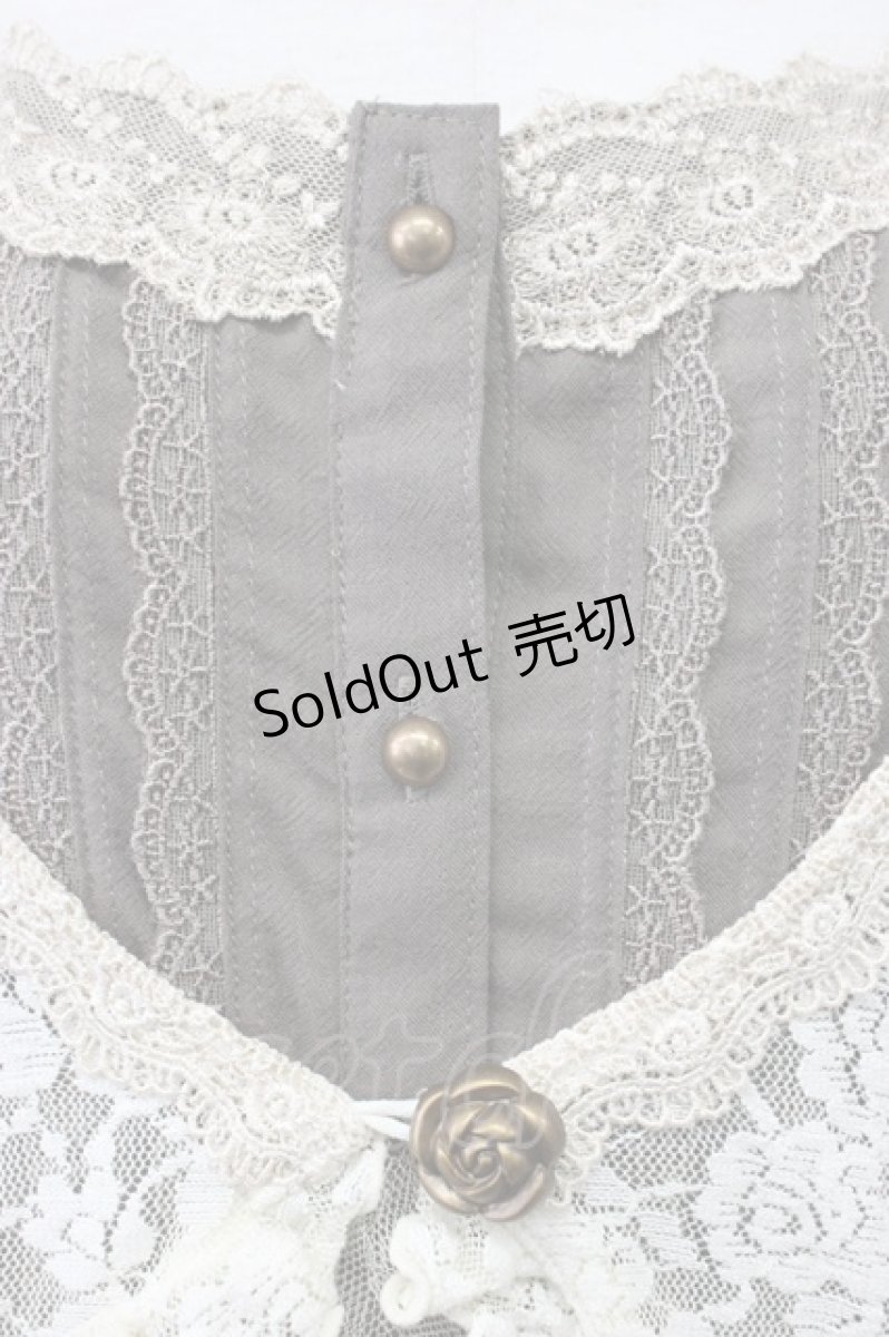 画像5: axes femme / レースレイヤード風チュニック M モカ T-26-03-13-021-AX-TO-SA-ZT (5)