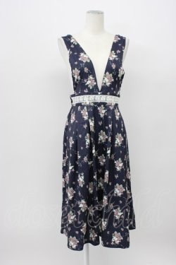 画像1: axes femme / 2023年福袋ワンピース  ネイビー T-26-03-13-026-AX-OP-SA-ZT