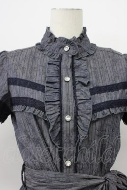 画像4: axes femme / ドビーストライプシャツOP M コン T-26-03-13-027-AX-OP-SA-ZT