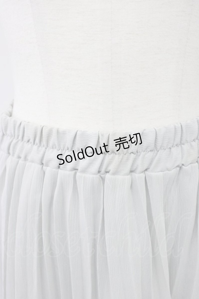 画像4: axes femme / 楊柳プリーツロングスカート  グレー T-26-03-13-032-AX-SK-SA-ZT645 (4)