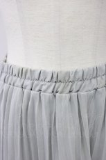 画像4: axes femme / 楊柳プリーツロングスカート  グレー T-26-03-13-032-AX-SK-SA-ZT645 (4)