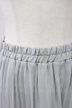 画像4: axes femme / 楊柳プリーツロングスカート  グレー T-26-03-13-032-AX-SK-SA-ZT