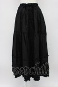 PINK HOUSE / ピコフリルスカート  黒 T-26-03-13-034-LO-SK-SA-ZT