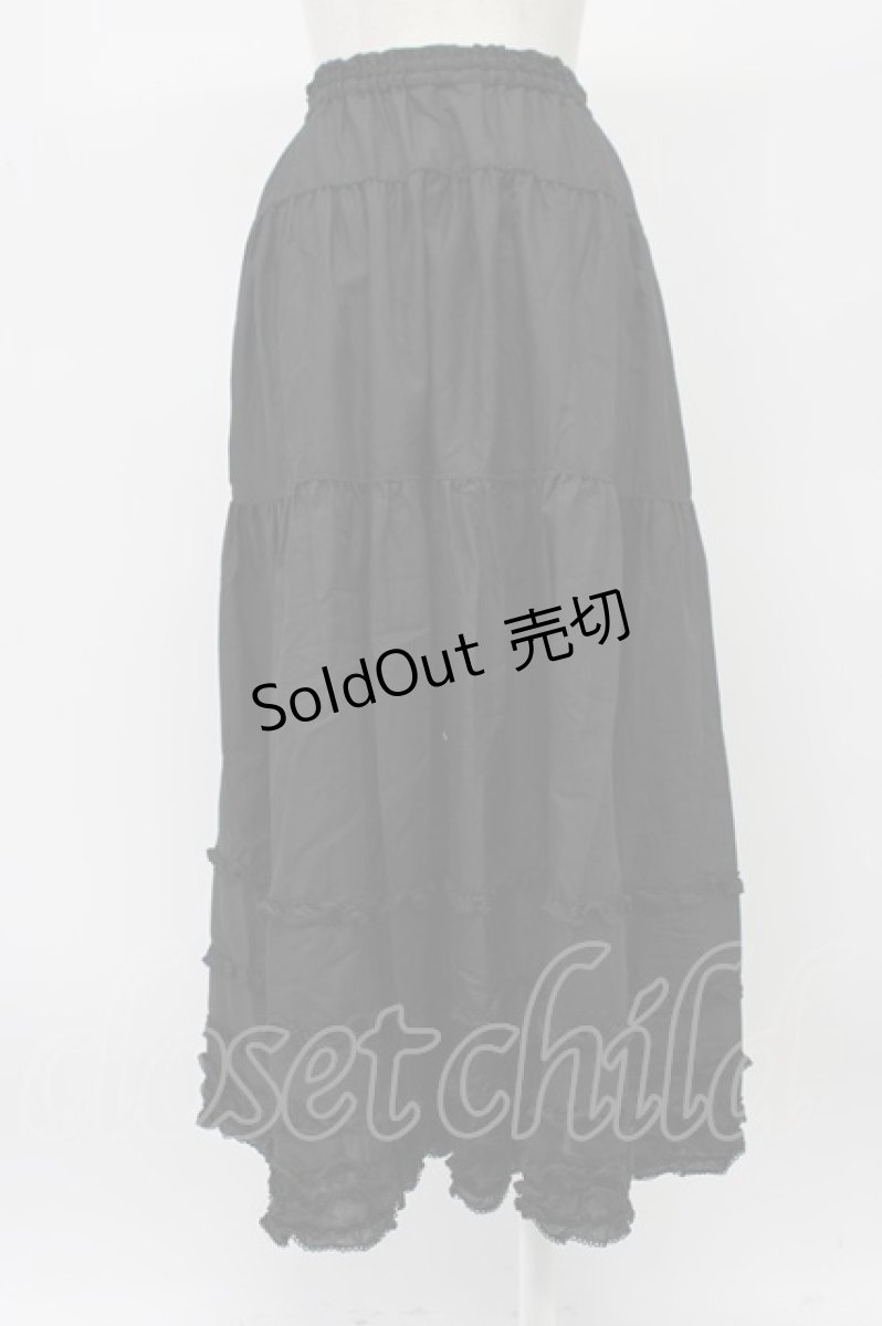 画像2: PINK HOUSE / ピコフリルスカート  黒 T-26-03-13-034-LO-SK-SA-ZT645 (2)