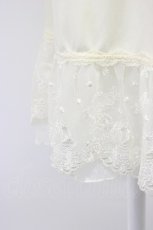 画像3: axes femme / ドットチュール使いペチスカート M ベージュ T-26-03-13-035-AX-SK-SA-ZT645 (3)