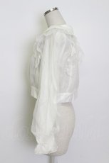 画像3: axes femme POETIQUE / シアー×チュールブルゾン M キナリ T-26-03-13-001-AX-TO-SA-ZT (3)