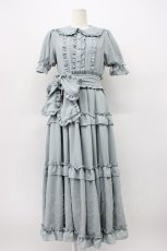 画像1: axes femme kawaii / ロマンティックフリルワンピ M グリーン T-26-03-13-008-AX-OP-SA-ZH (1)