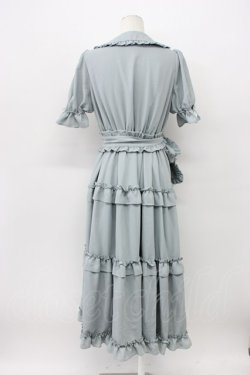 画像2: axes femme kawaii / ロマンティックフリルワンピ M グリーン T-26-03-13-008-AX-OP-SA-ZT