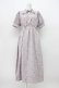 画像1: axes femme POETIQUE / 半袖リボンタイ花柄ワンピース M ラベンダー T-26-03-13-012-AX-OP-SZ-ZT (1)