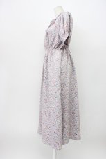 画像4: axes femme POETIQUE / 半袖リボンタイ花柄ワンピース M ラベンダー T-26-03-13-012-AX-OP-SZ-ZH (4)