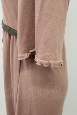 画像4: axes femme / カメオレースカットワンピース  ピンクＸグレー T-26-03-13-015-AX-OP-SA-ZT