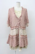 画像1: axes femme / CD重ね着風チュニック M アワピンク T-26-03-13-016-AX-OP-SA-ZT (1)