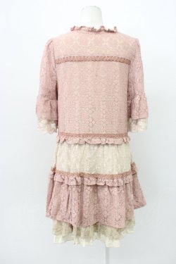 画像2: axes femme / CD重ね着風チュニック M アワピンク T-26-03-13-016-AX-OP-SA-ZT