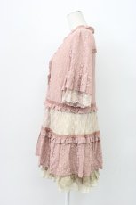 画像3: axes femme / CD重ね着風チュニック M アワピンク T-26-03-13-016-AX-OP-SA-ZT (3)