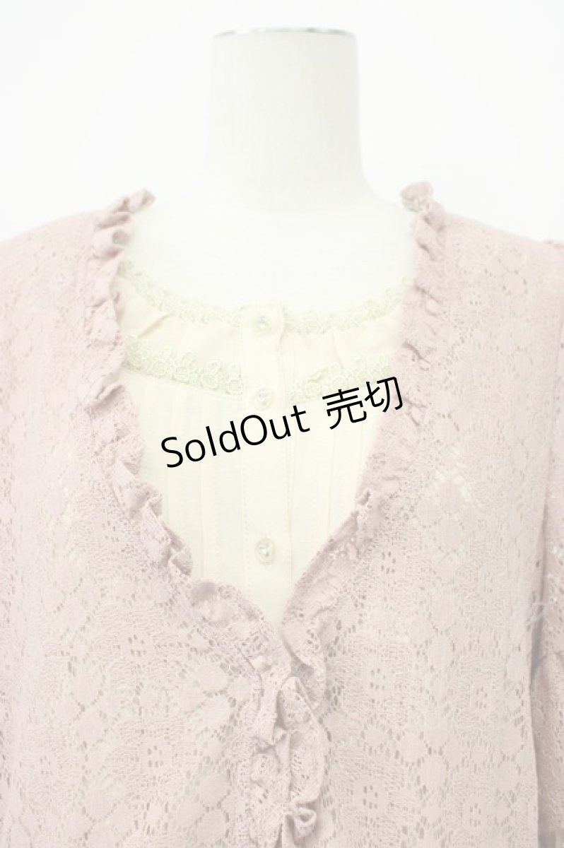 画像4: axes femme / CD重ね着風チュニック M アワピンク T-26-03-13-016-AX-OP-SA-ZT (4)