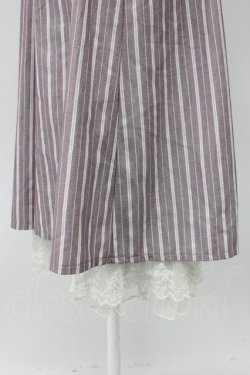 画像4: axes femme / ブロッキングストライプワンピース  ピンクＸ白 T-26-03-13-017-AX-OP-SA-ZT