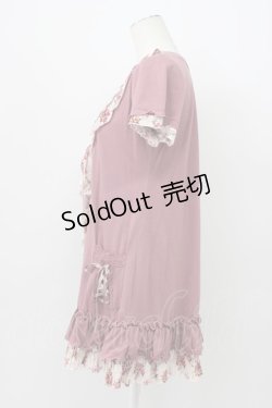 画像3: axes femme / 花柄レースブロッキングチュニ M コイピンク T-26-03-13-018-AX-OP-SA-ZT