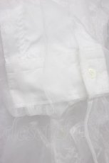 画像4: noir kei ninomiya / チュールブラウス S 白 T-26-03-14-002-PU-BL-SA-ZT645 (4)