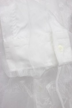 画像4: noir kei ninomiya / チュールブラウス S 白 T-26-03-14-002-PU-BL-SA-ZT