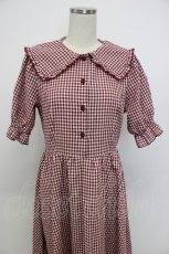 画像4: m petit by misako / AM*ギンガムCHKワンピース L 赤チェック T-26-03-14-022-LO-OP-SA-ZT646 (4)