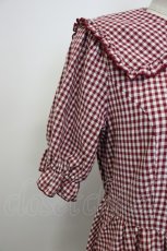 画像5: m petit by misako / AM*ギンガムCHKワンピース L 赤チェック T-26-03-14-022-LO-OP-SA-ZT646 (5)