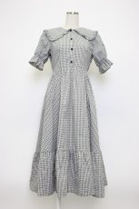 画像1: m petit by misako / AM*ギンガムCHKワンピース S 黒Ｘ白チェック T-26-03-14-023-LO-OP-SA-ZT646 (1)