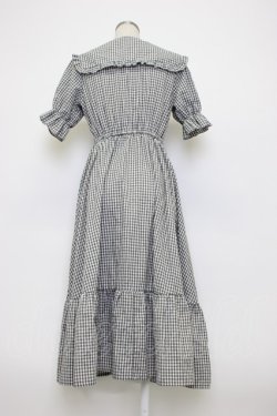 画像2: m petit by misako / AM*ギンガムCHKワンピース S 黒Ｘ白チェック T-26-03-14-023-LO-OP-SA-ZT