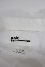 画像6: noir kei ninomiya / チュールブラウス S 白 T-26-03-14-002-PU-BL-SA-ZT645 (6)