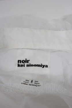 画像6: noir kei ninomiya / チュールブラウス S 白 T-26-03-14-002-PU-BL-SA-ZT