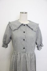 画像5: m petit by misako / AM*ギンガムCHKワンピース L 黒チェック T-26-03-14-024-LO-OP-SA-ZT646 (5)