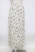 INGEBORG / ブーケ柄スカート M シロ T-26-03-14-028-LO-SK-OW-ZT