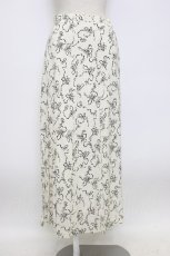 画像1: INGEBORG / ブーケ柄スカート M シロ T-26-03-14-028-LO-SK-OW-ZT647 (1)
