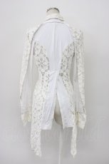 画像2: COMME des GARCONS / レースストレッチジャケット S アイボリー T-26-03-14-003-PU-JA-SA-ZT (2)