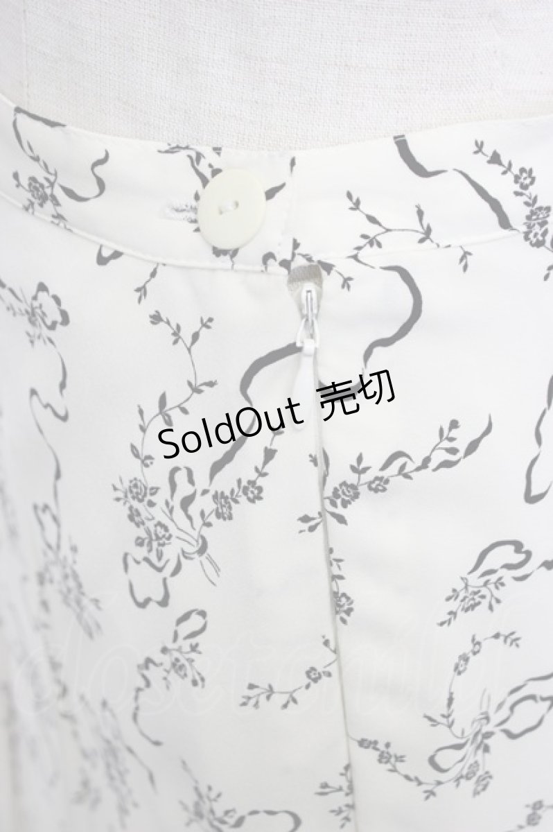 画像3: INGEBORG / ブーケ柄スカート M シロ T-26-03-14-028-LO-SK-OW-ZT647 (3)