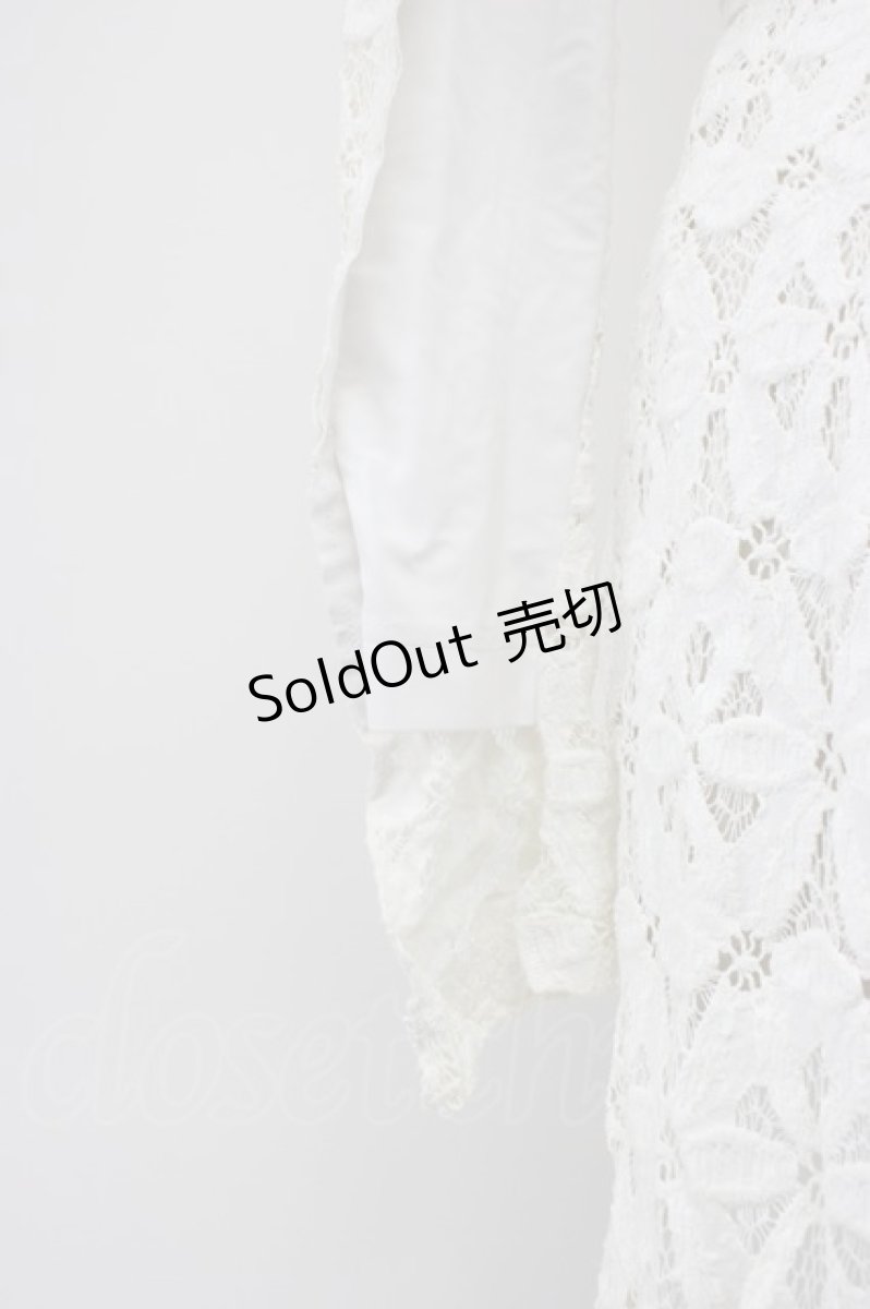 画像3: COMME des GARCONS / レースストレッチジャケット S アイボリー T-26-03-14-003-PU-JA-SA-ZT (3)