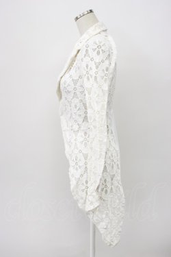 画像4: COMME des GARCONS / レースストレッチジャケット S アイボリー T-26-03-14-003-PU-JA-SA-ZT