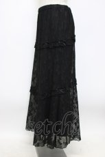 画像3: INGEBORG / プチリボン使いレーススカート M クロ T-26-03-14-033-LO-SK-OW-ZT (3)