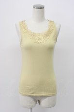 画像1: axes femme / レースタンクトップ M カラシ T-26-03-14-004-AX-TO-SA-ZT645 (1)